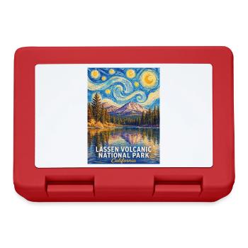 Let Volcano Night Poster California - Lunchbox - red - Front