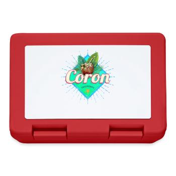 Coron Island in the Philippines Coconut Souvenir - Lunchbox - red - Front