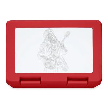 Leonardo Da Vinci plays guitar - Lunchbox - red - Front