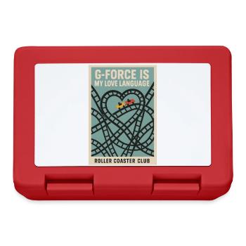 G-Force is Love | Roller Coaster Club - Lunchbox - red - Front