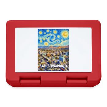 Starry sky San Bernardino - Lunchbox - red - Front