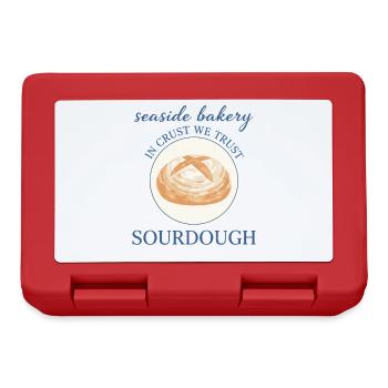 Sourdough Bread Baking Baker Local Sourdough Era - Lunchbox - red - Front