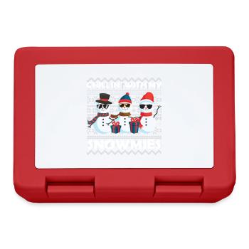 Snowmies Weihnachten Ugly Christmas Sweater - Lunchbox - red - Front
