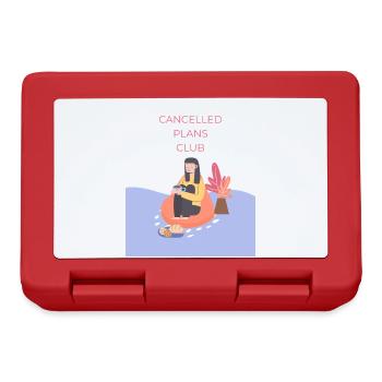 Club des plans annulés - Boîte à goûter - rouge - Devant