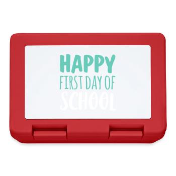 Bright First Day of School - Lunchbox - red - Front