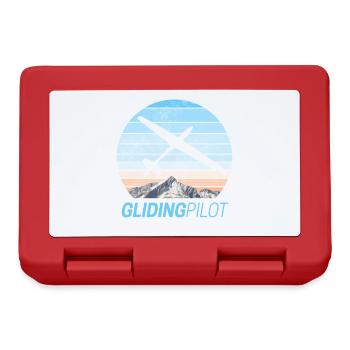 Pilote planant Segelfliegen Vintage Design - Boîte à goûter - rouge - Devant
