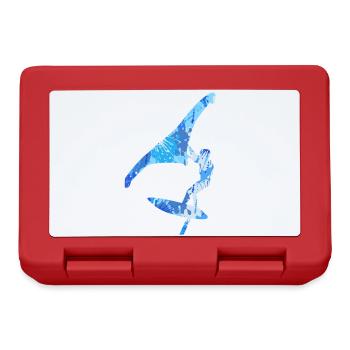 Wing Surf Wingsurfen bunt Herren Jungen Wingfoil - Brotdose - Rot - Vorne