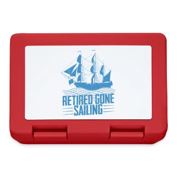 Capitaine de voile à la retraite - Boîte à goûter - rouge - Devant