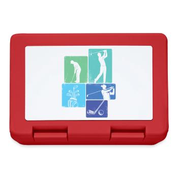 Scenic Golf Course Fairway Lover Style - Lunchbox - red - Front