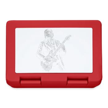 John Quincy Adams Playing Guitar - Lunchbox - red - Front