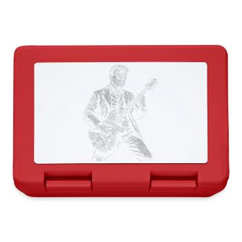 Theodore Roosevelt jouant de la guitare - Boîte à goûter - rouge - Devant