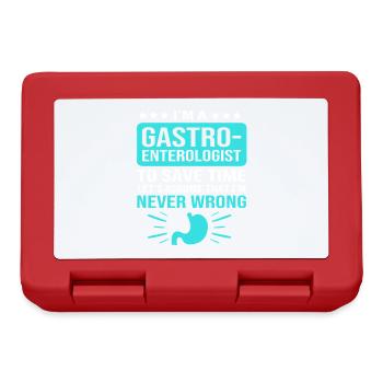 Gastro-entérologie - Boîte à goûter - rouge - Devant