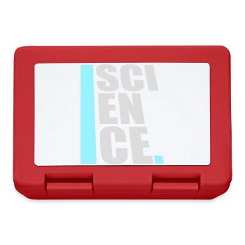 Science Science Statement Nerd Education Saying - Lunchbox - red - Front