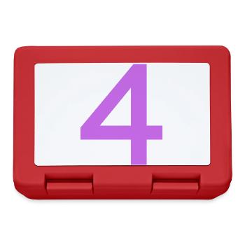 4 - Lunchbox - red - Front