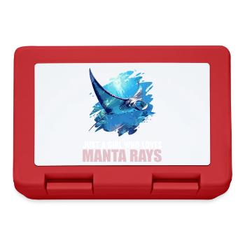 Rays Manta Rays - Lunchbox - red - Front