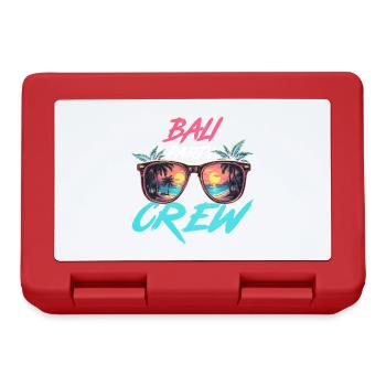 Bali Party Crew - Lunchbox - red - Front
