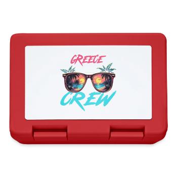 Équipe du parti grec - Boîte à goûter - rouge - Devant