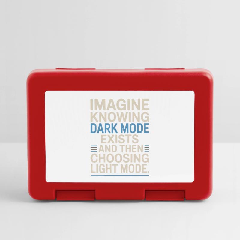 Le mode sombre existe Programmeur IT Nerd Coder Office Boîte à goûter