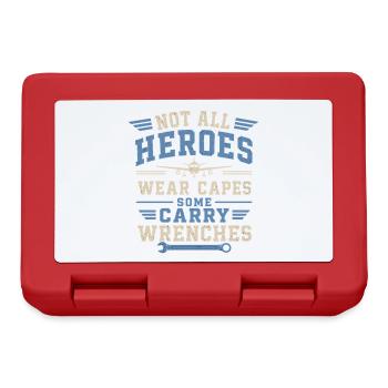 Aircraft Mechanic Aviation Technology Maintenance - Lunchbox - red - Front
