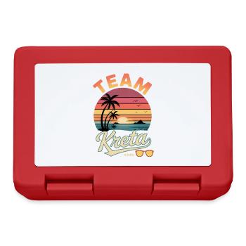 Team Kreta - Brotdose - Rot - Vorne