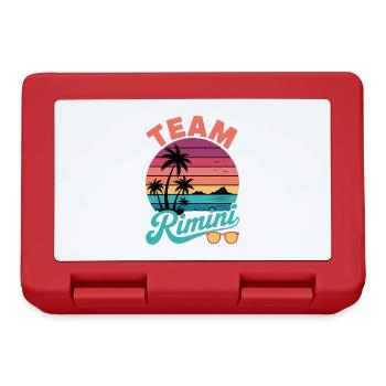 Team Rimini Sunset - Lunchbox - red - Front