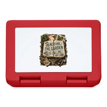 Garden Calls Gardener Saying Gardening Plants - Lunchbox - red - Front