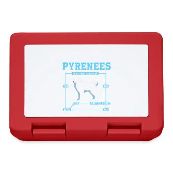 Pyrenean Dog - Lunchbox - red - Front