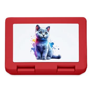 Cadeau du Chat Bleu Russe - Boîte à goûter - rouge - Devant
