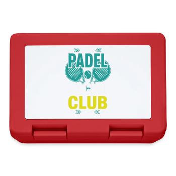 Padel girl padel player padel tennis gift - Lunchbox - red - Front