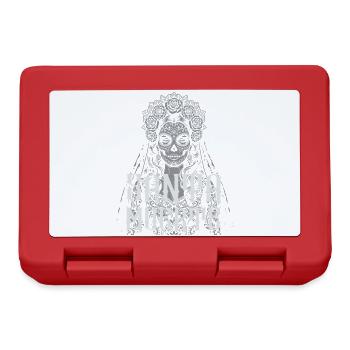 Santa Muerte Skull Bride - Lunchbox - red - Front