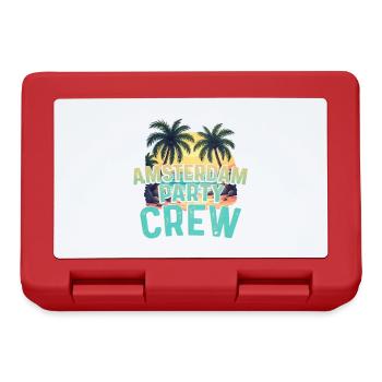 Amsterdam Party Crew - Boîte à goûter - rouge - Devant