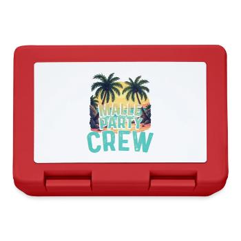 Malle Party Crew - Boîte à goûter - rouge - Devant