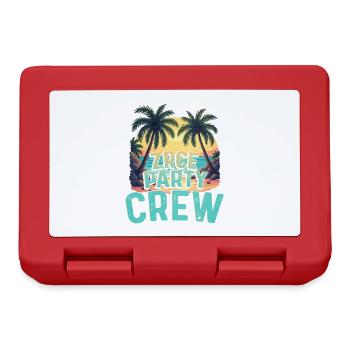 Zrce Party Crew - Brotdose - Rot - Vorne