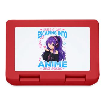 Anime and Music Chibi - Brotdose - Rot - Vorne