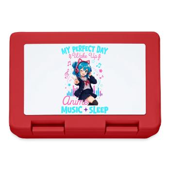 Anime and Music Chibi - Brotdose - Rot - Vorne