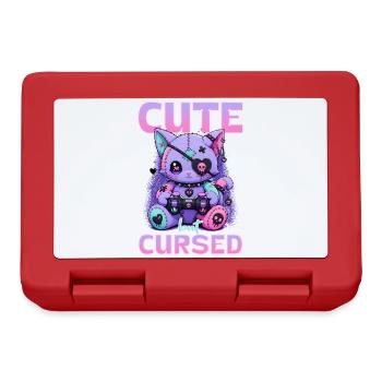 Pastel Goth Soft Goth Gaming Gamer - Boîte à goûter - rouge - Devant