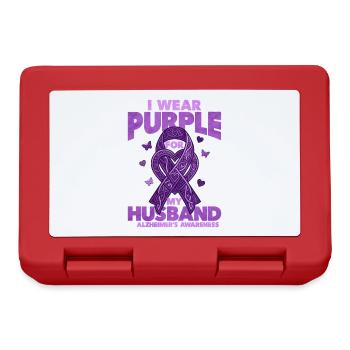 Husband – Alzheimer's Education - Lunchbox - red - Front