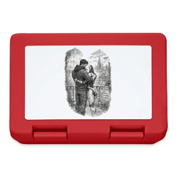 The Future Is Human and Machine – AI & Robot Futur - Lunchbox - red - Front