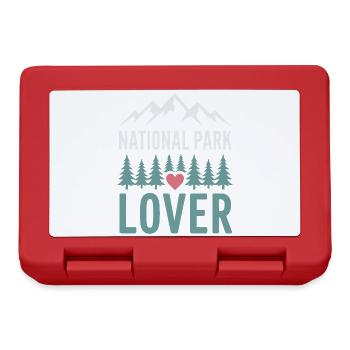 Randonnée - Aventure en plein air - Amateur des parcs nationaux - Boîte à goûter - rouge - Devant