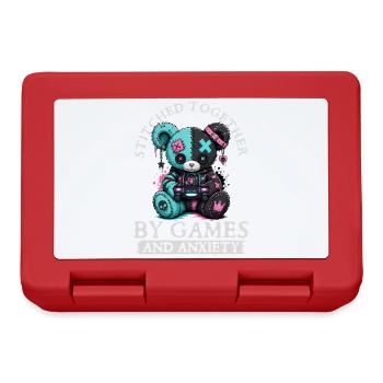 Pastel Goth Soft Goth Gaming Gamer - Boîte à goûter - rouge - Devant