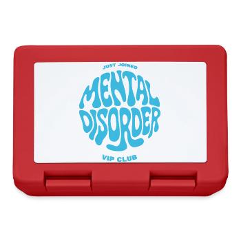 Mental Disorder VIP Club Shirt - Lunchbox - red - Front