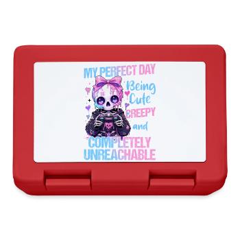 Pastel Goth Soft Goth Gaming Gamer - Boîte à goûter - rouge - Devant