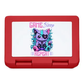 Pastel Goth Soft Goth Gaming Gamer - Brotdose - Rot - Vorne