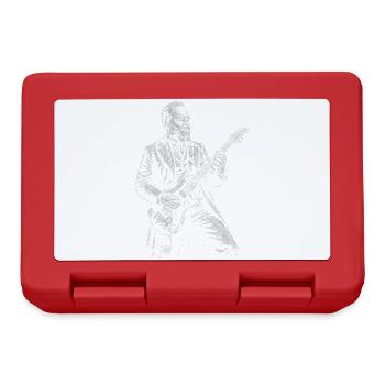James A Guitar - Lunchbox - red - Front