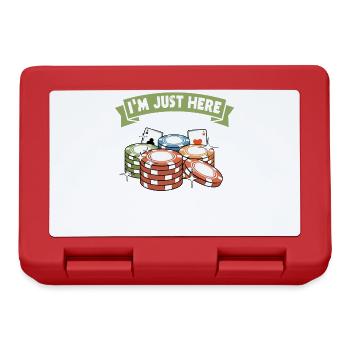 Poker Pokern - Lunchbox - red - Front