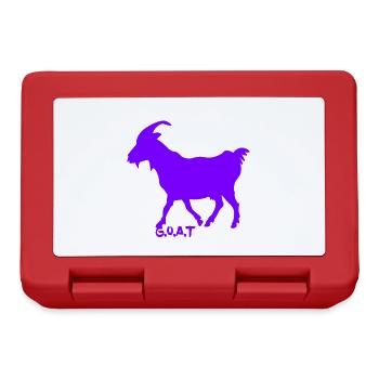 G.O.A.T. Ziege lila - Brotdose - Rot - Vorne