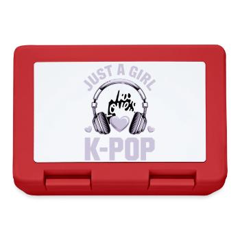 K-Pop - Boîte à goûter - rouge - Devant