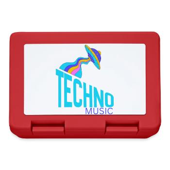 UFO Neon Techno Beam - Boîte à goûter - rouge - Devant