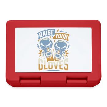 Raise Your Gloves Boxing Gloves - Lunchbox - red - Front