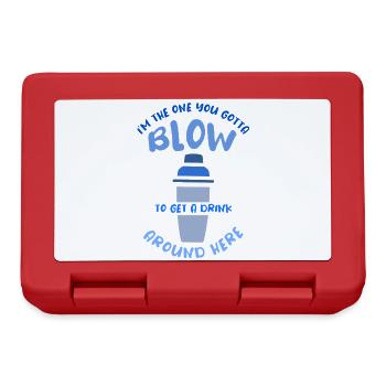 waiter bartender bartender bartender barchef - Lunchbox - red - Front